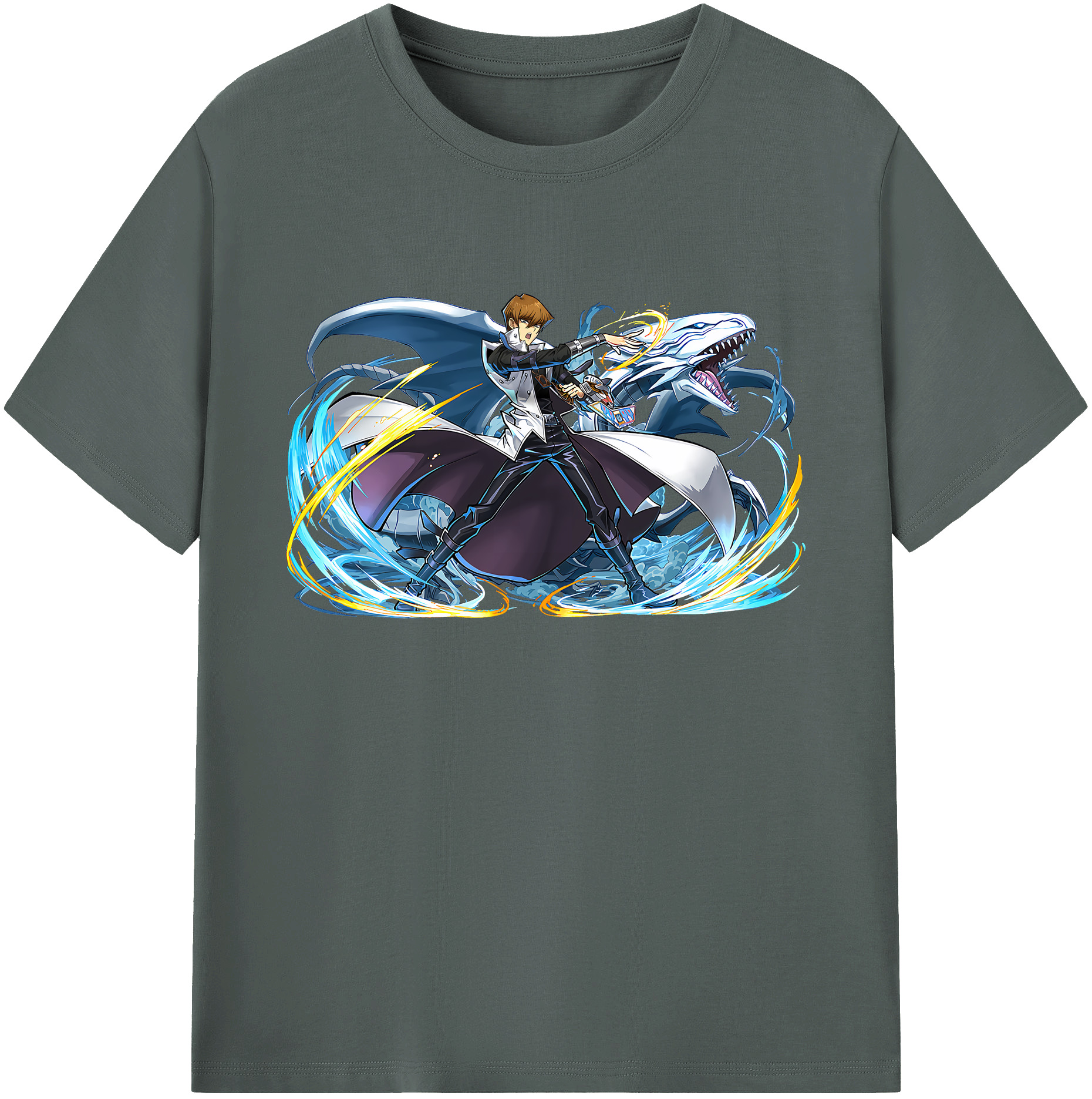 （画像用） 遊☆戯☆王 Yu-Gi-Oh! 綿100％ メンズ半袖Tシャツ｜肌触りやわらか＆通気性